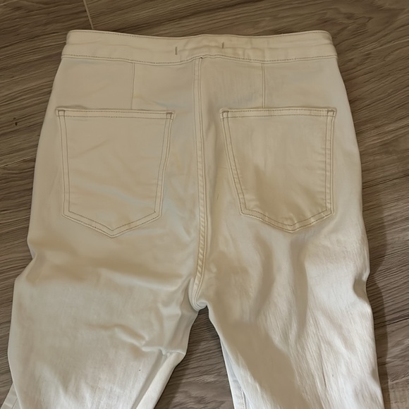 Free People Jayde Flare Jeans- White - Picture 3 of 3